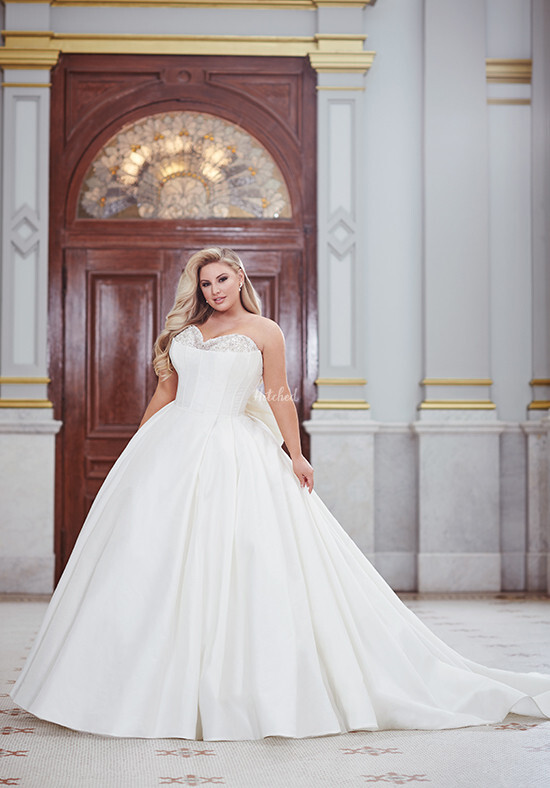 Martin thornburg plus outlet size wedding dresses