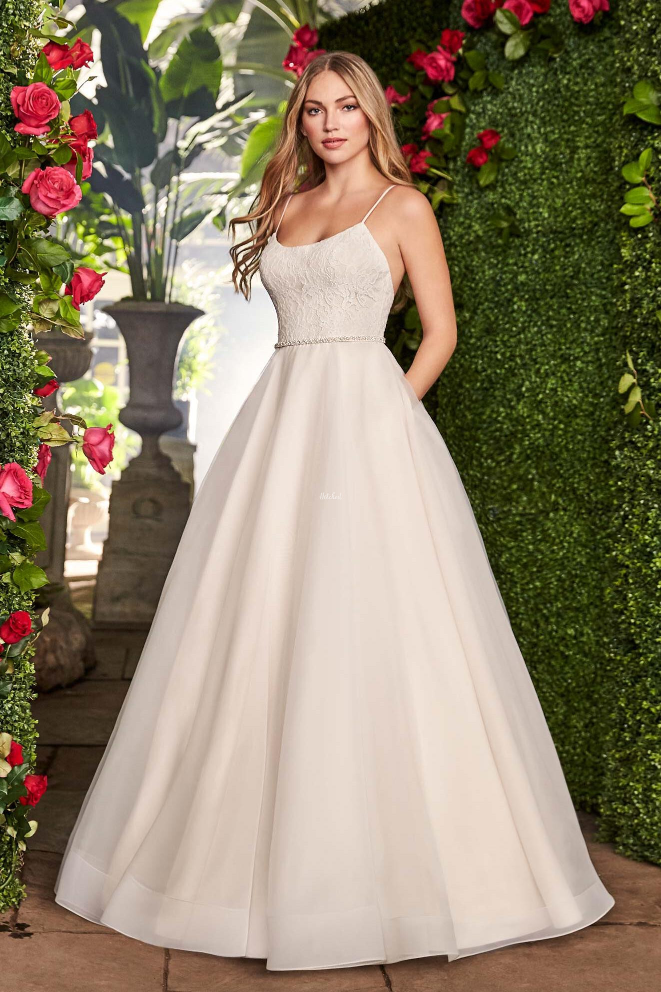 Mikaella Lace Wedding Dress