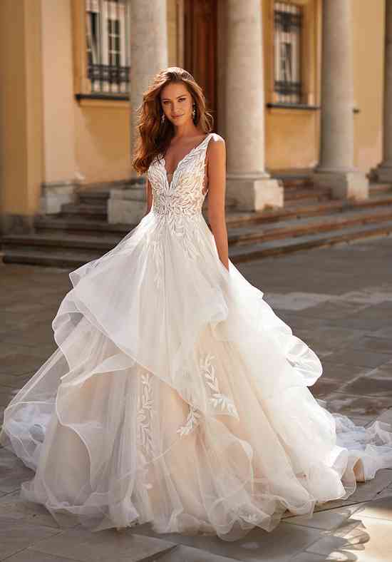 UK Womens White Lace Formal Wedding Dress Princess Bridal Gown Dresses  Crystal  eBay