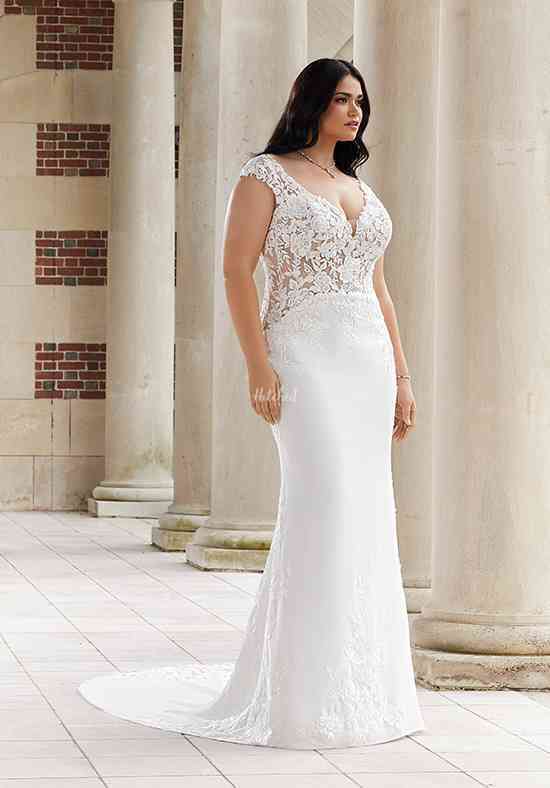 Stunning Off Shoulder Straight Neckline Jersey Wedding Dresses, FC4597 –  OkBridal