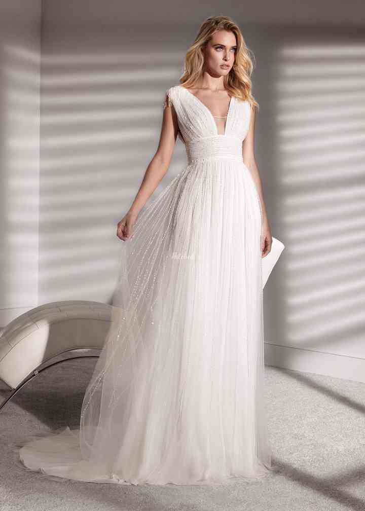 empire waist wedding dress uk