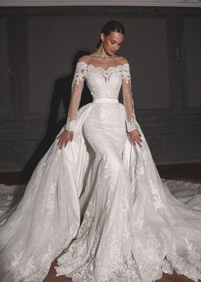 Lace Shimmery Wedding Dress Ornella 2 in 1, Olivia Bottega