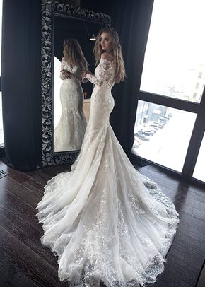 Off-the-Shoulder Mermaid Wedding Dress OB7962, 1312