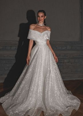 Shimmering Off-the-Shoulder Wedding Dress Melanie, 1312