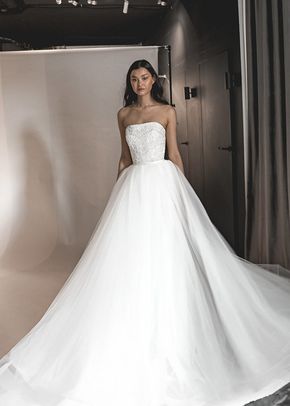 Wedding Dress Noir with Sparkly Skirt, Olivia Bottega