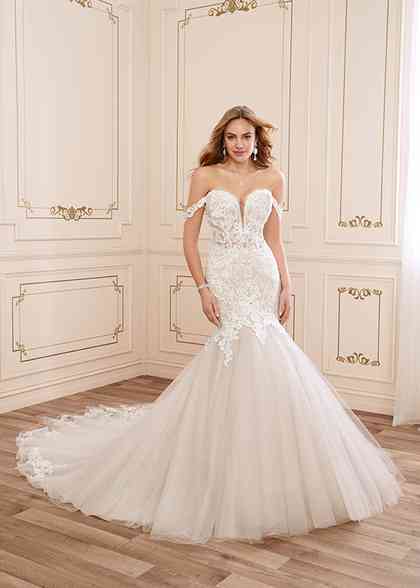 Sophia Tolli Celestina - Floral Wedding Dress - Taffeta & Lace