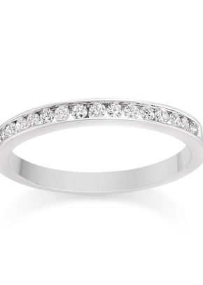 Channel Set Diamond Wedding Ring in Platinum, 1093