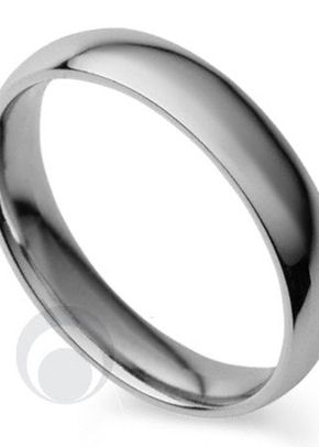 Plain Court Platinum Wedding Ring 2, 1103