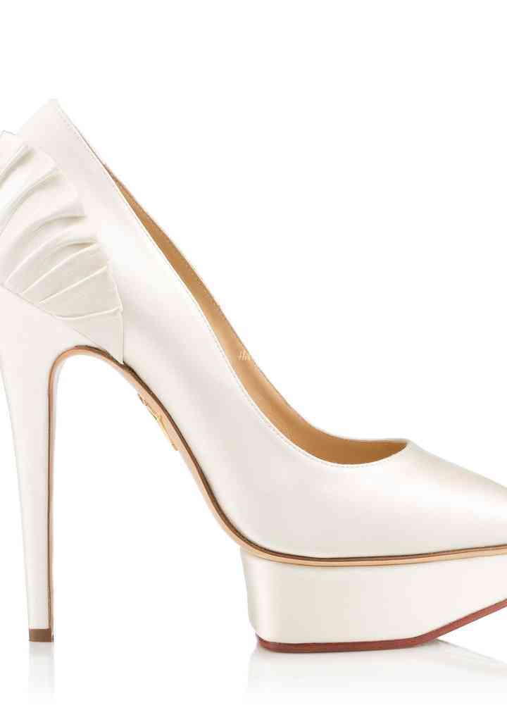 Charlotte Olympia sale Wedding shoes Braut Sandalette High Heels In Gr. 36,5