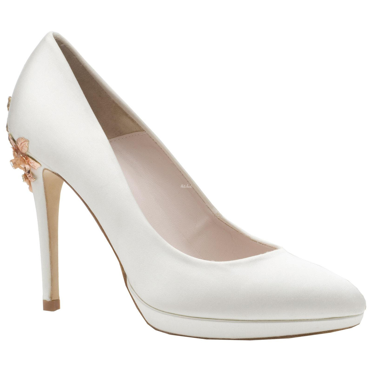Amy Gold Wedding Shoes from Harriet Wilde - hitched.co.uk