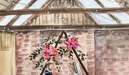 Cheryl Morrice - Live wedding painter