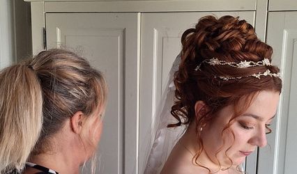 Cinderellas wedding hair and makeup