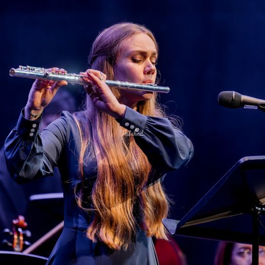 Valeriia Nezhurbida - Flute Player 