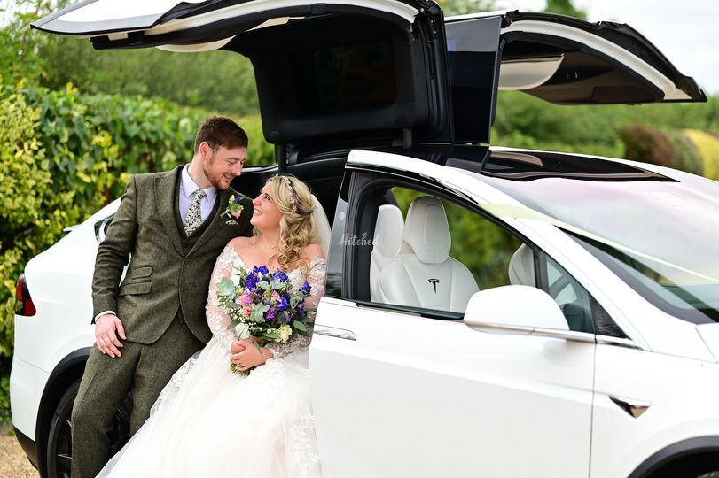 Falcon Tesla Wedding Cars