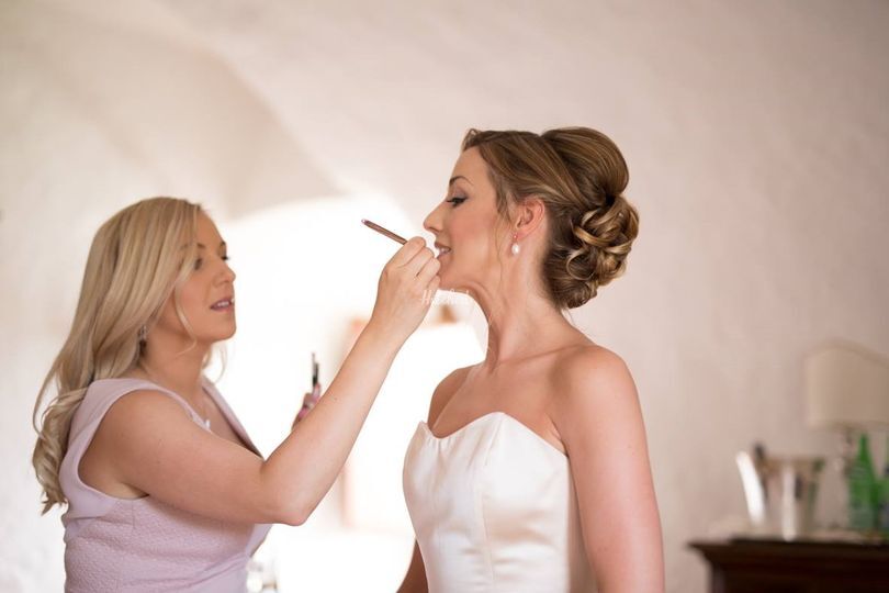 Clare Luisa White Bridal Hair & Makeup