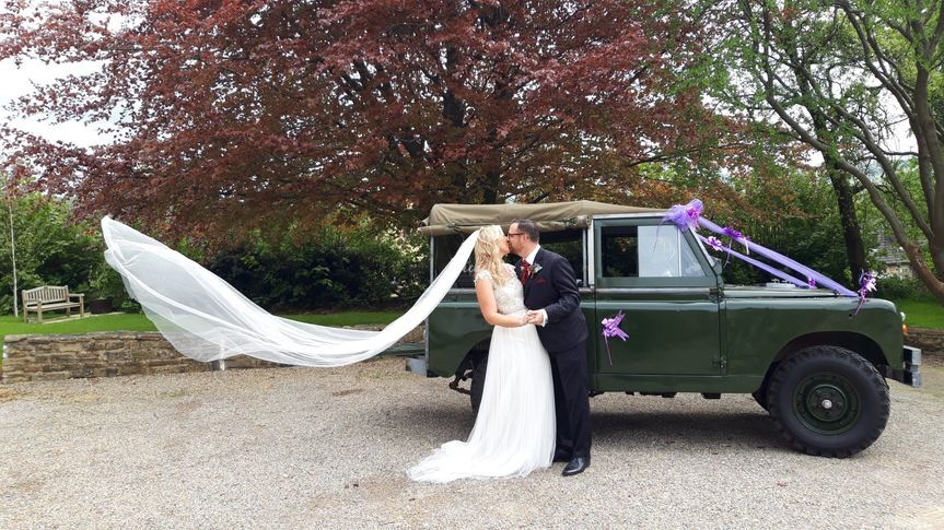Little Green Landy wedding car hire