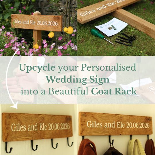 Country Lane Wedding Signage