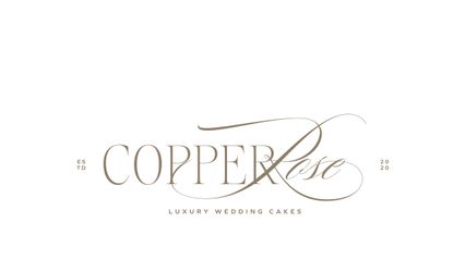 Copper Rose Luxury Wedding Cakes