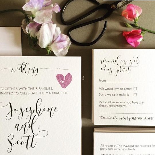 Daisy Foster Wedding Stationery