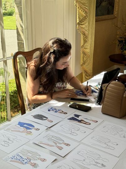 Kirstybowks Bespokes Live Drawings