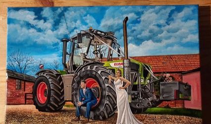 Scottish Wedding Painter