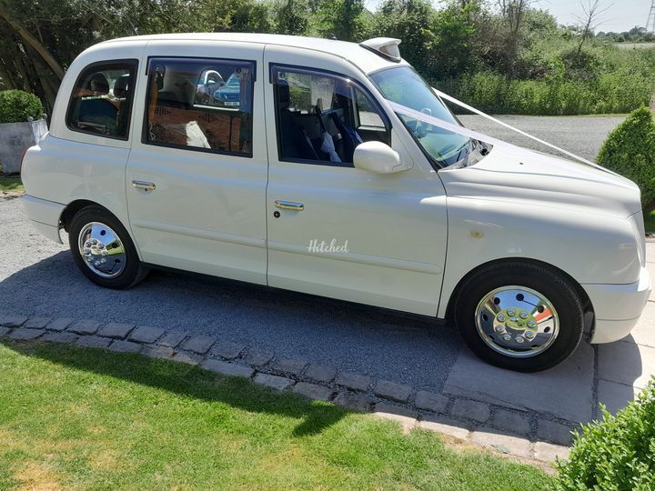 My Little White London Taxi for Weddings