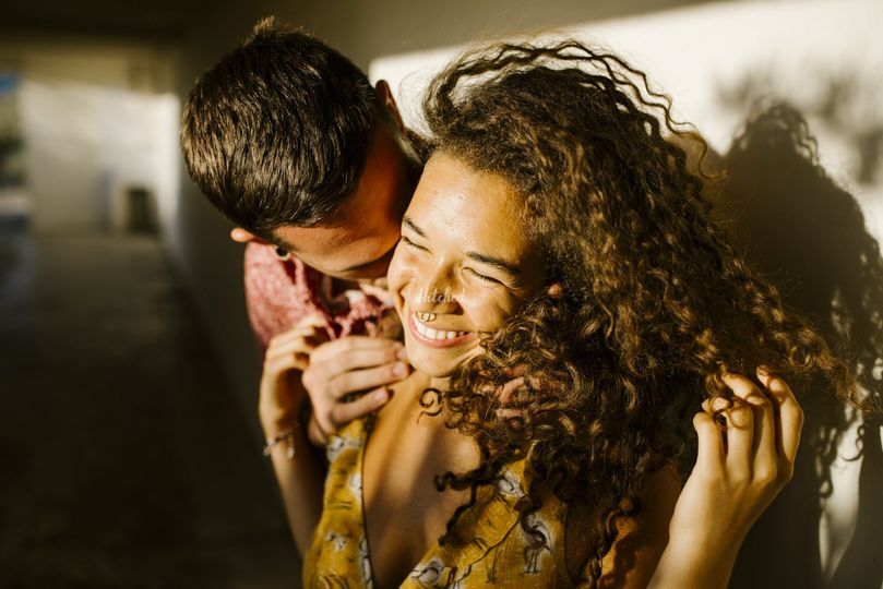 Kiss in Light Photography