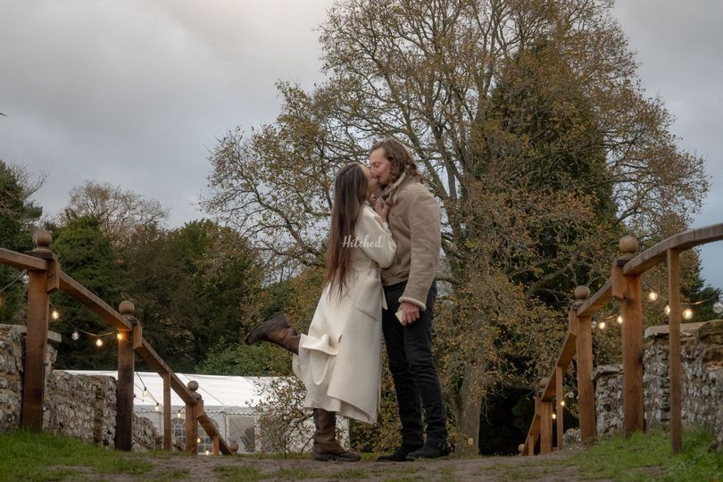 White & Brown Wedding Company