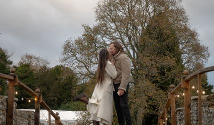 White & Brown Wedding Company