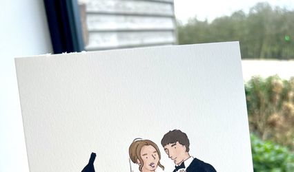 Harley Sindall - Live Wedding Illustrator