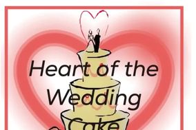 Heart of the wedding cake