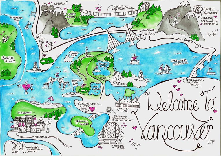 Pretty on Paper- Designer Maps by Zoe