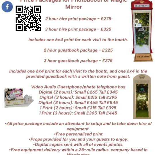 Blooming Booths Cheshire