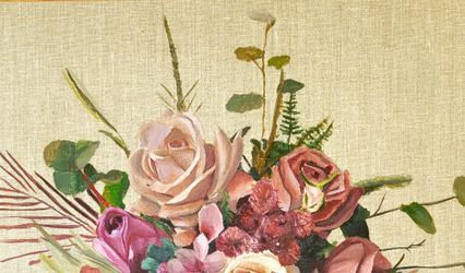 Wedding Bouquet Portrait by Peter Iain Hogg