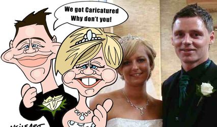 Neilsart Wedding Caricatures