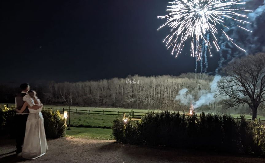 Wedding Fireworks by Firework Crazy