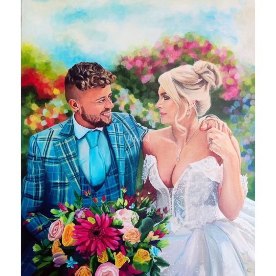 The Live Wedding Painter