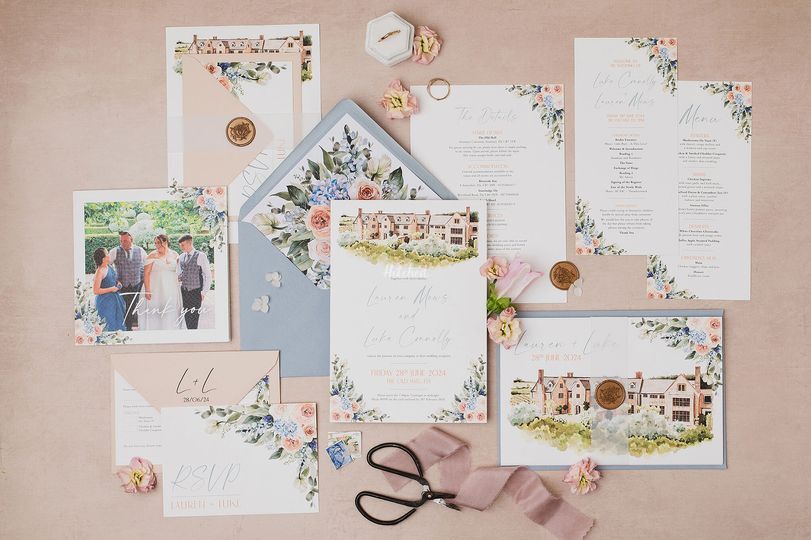 Wild Moon Wedding Stationery