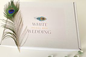 White wedding bridal boxes