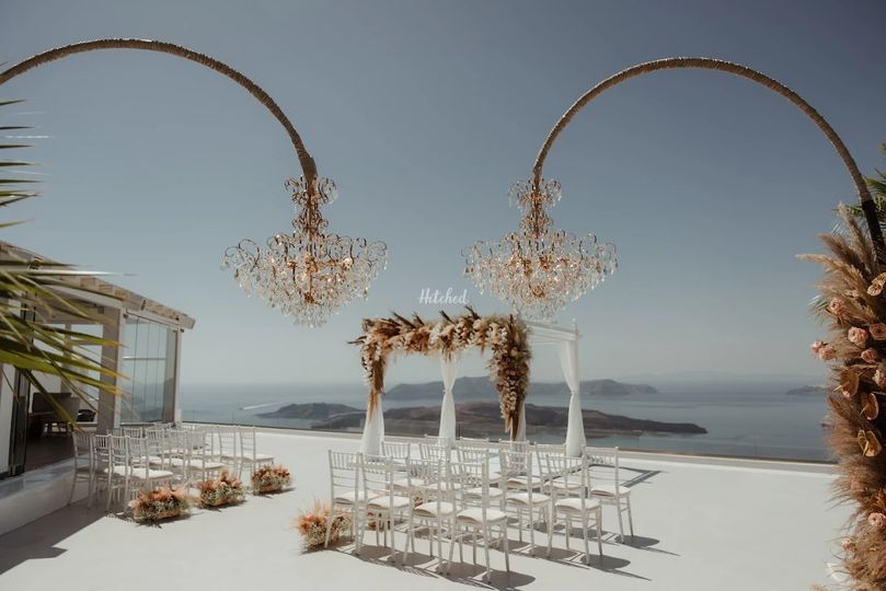 Santorini Weddings by Chelsea