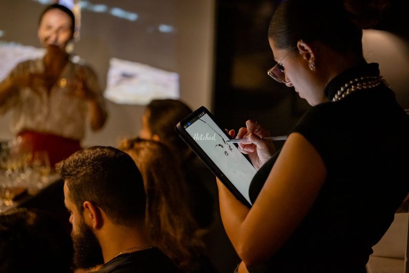 Aliusirene - Live Sketching Artist