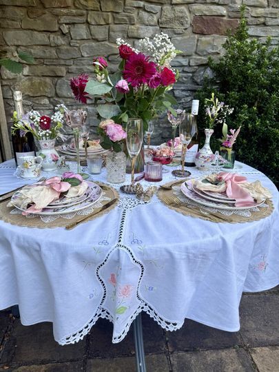 Heart Art Crockery Hire