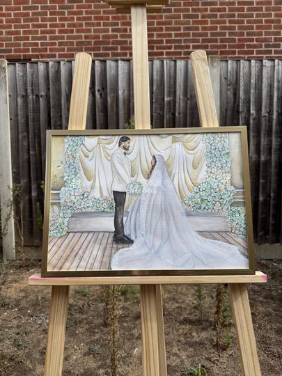 Loladrawsweddings - Live illustrator
