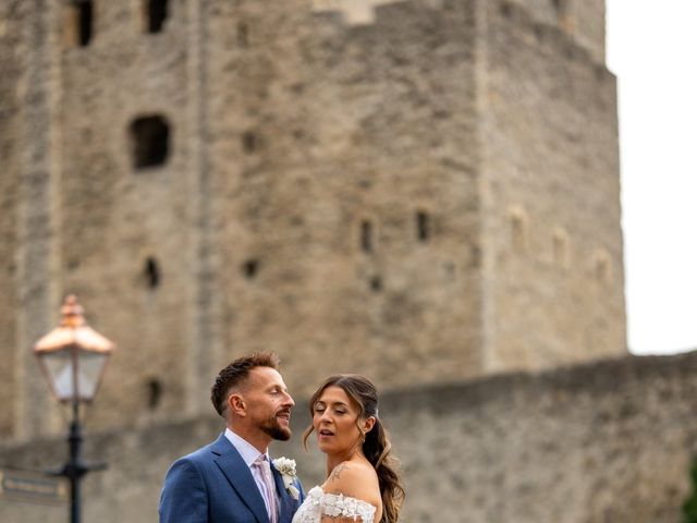 Blake and Amber's Wedding in Rochester, Kent 7