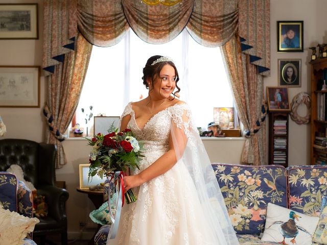 Jamie and Ellie's Wedding in Thrandeston, Norfolk 6