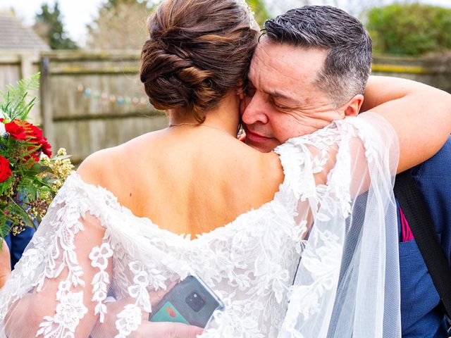 Jamie and Ellie's Wedding in Thrandeston, Norfolk 8