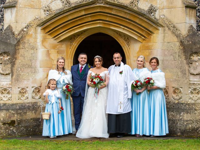 Jamie and Ellie's Wedding in Thrandeston, Norfolk 9