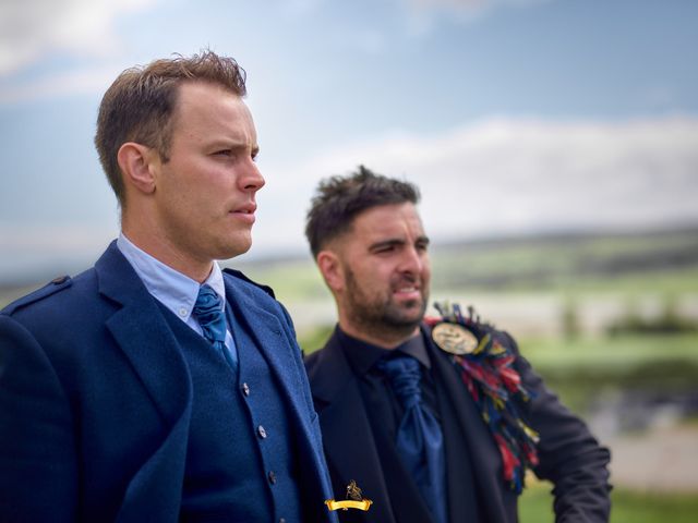 Leighanne Stewart and Stevie Stewart's Wedding in Culloden Inverness, Highlands 8