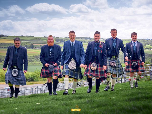 Leighanne Stewart and Stevie Stewart's Wedding in Culloden Inverness, Highlands 9