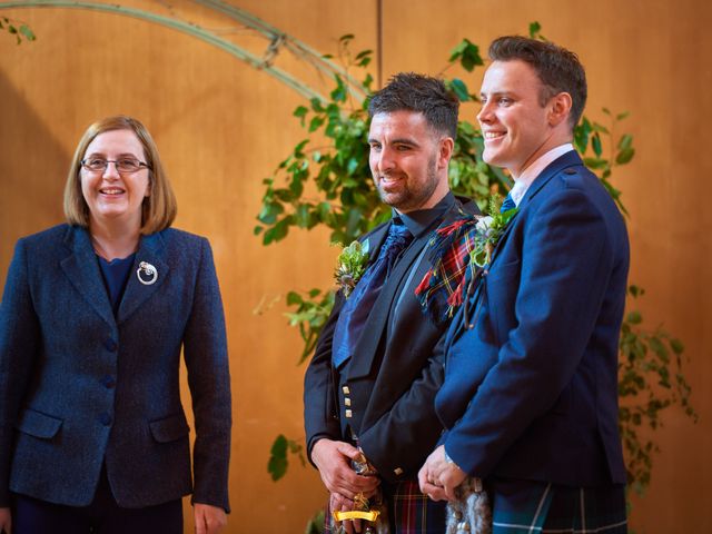 Leighanne Stewart and Stevie Stewart's Wedding in Culloden Inverness, Highlands 13